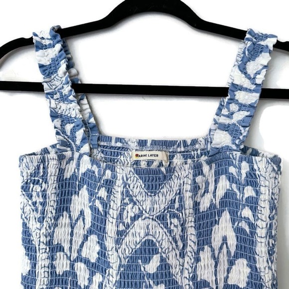 Marine Layer Selene Maxi Dress Oaxacan Tile Print, Large (size sold out online) - Picture 4 of 8